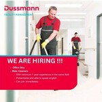 Dussmann Gulf LLC Job Opportunities 2023 – A Golden Opportunity for Aspiring Office Boys and Male Cleaners!
