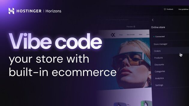 Build an Online Store in Seconds with Horizons