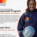 Call For Application : The Mastercard Foundation Associate Program