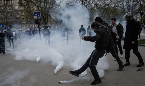 French Protests Continue Over Gov't Pension Reform Bill