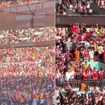 Arsenal Fans Ruthlessly Do The Poznan After Beating Man City In The Community Shield