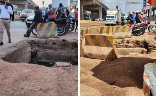 Westlands: Big Hole Finally Covered, Hours After Kenyans Raise Concern