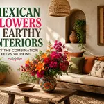 Mexican Flowers and Earthy Interiors: Why the Combination Keeps Working