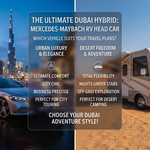 Mercedes or RV Rental in Dubai: Which Vehicle Suits Your Travel Plans?