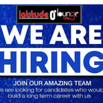 Latitude Lounge Hiring : Waiters, Waitresses, Stewards, Chefs, DJs, Bouncers, Marketers, Supervisor And Manager