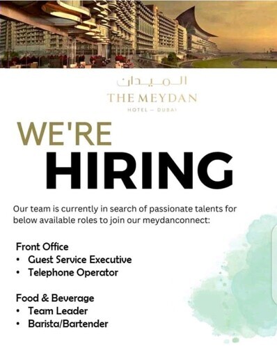 Embarking on an Exciting Career Path at The Meydan Hotel 2023