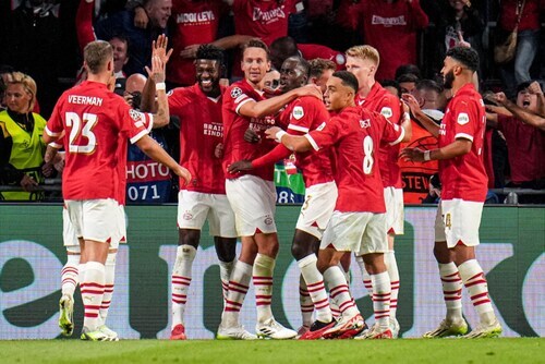 Saibari Strikes Twice As PSV Crush Rangers' Champions League Hopes