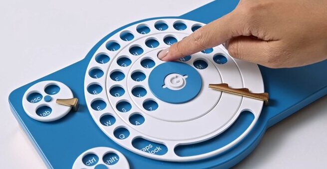 Google Japan’s Rotary-Inspired Keyboard
