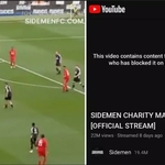 KSI Left Stunned As Sidemen Charity Match Video 'Copyright Striked By The Premier League'