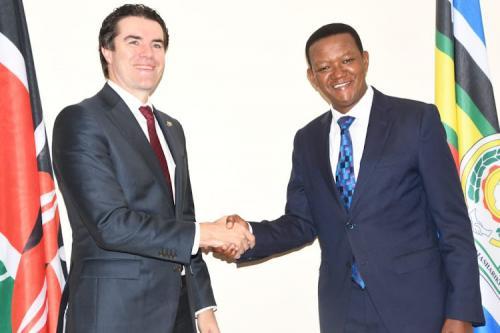 Mutua Holds Bilateral Talks With Australian Assistant Minister