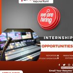 Internship Opportunity Open At Ndurumeni TV