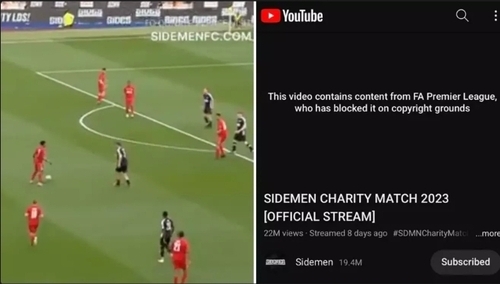 KSI Left Stunned As Sidemen Charity Match Video 'Copyright Striked By The Premier League'