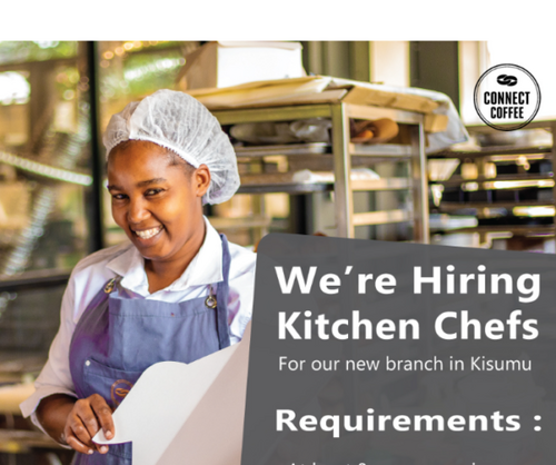 Connect Coffee Roasters Hiring Kitchen Chefs