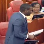 Nairobi Senator Sifuna Kicked Out Of Senate Chambers For Shouting At Speaker Kingi