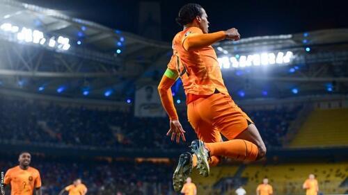 Liverpool Defender Virgil Van Dijk Scored A 93rd-Minute Penalty