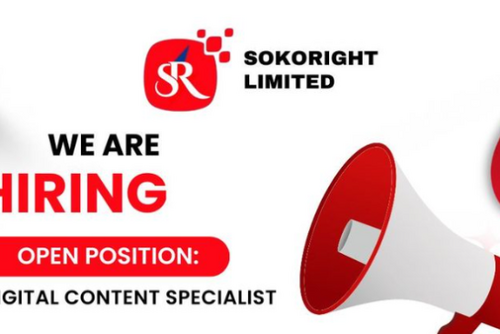 Soko Right Hiring Digital Content Specialist