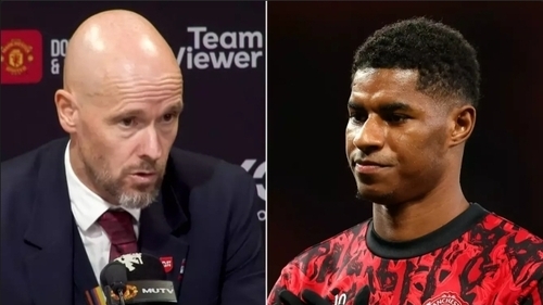 Erik ten Hag Gives Frank View On Marcus Rashford's Man Utd Performances This Season