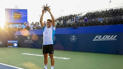 Argentina's Baez Downs Lehecka To Win ATP Winston-Salem Open