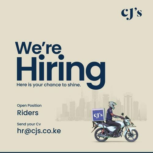 CJ’s Restaurant Hiring Riders