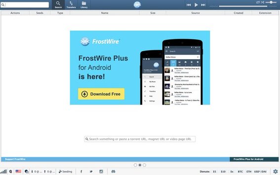 FrostWire: Fast, Free, and Open-Source Torrenting