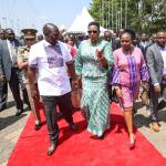 Ruto Arrive At KICC For The Women's Day Celebrations