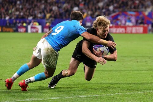New Zealand’s All Blacks Reach Rugby World Cup Quarters With 11-Try Win