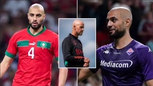 Sofyan Amrabat Left Out Of Fiorentina Squad As Man Utd Make 'Secret Contact'
