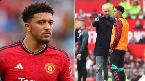 Jadon Sancho ‘Fuming’ With Erik ten Hag Over ‘Favouritism Towards Man United Teammate’