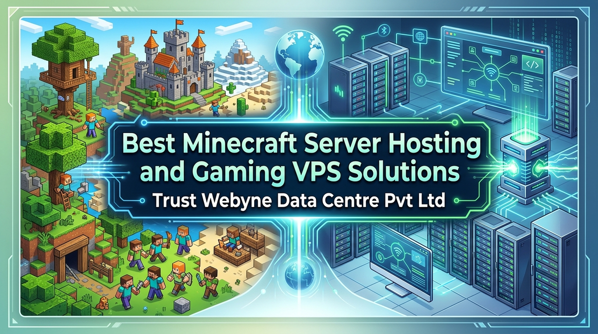 Best Minecraft Server Hosting and Gaming VPS Solutions: Trust Webyne Data Centre Pvt Ltd
