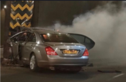 Mercedes S-Class Driver Dies After Ramming Into Pole At Pangani Tunnel