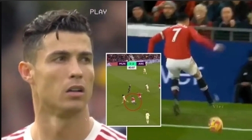A Compilation Of Cristiano Ronaldo Pressing And Tracking Back In His Final Season At Man Utd Goes Viral