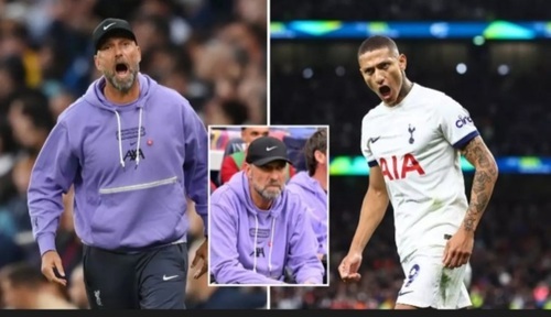 Richarlison Fires Social Media 'Dig' At Jurgen Klopp After Tottenham’s Controversial Liverpool Win