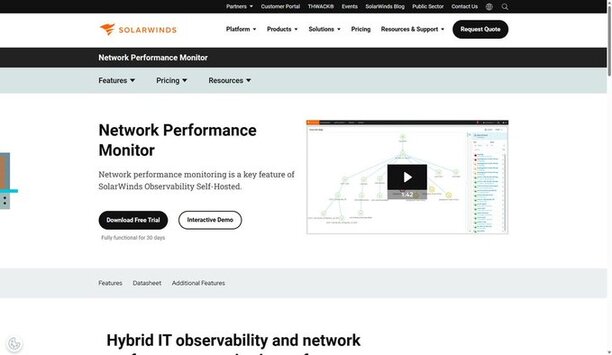 SolarWinds NPM Review: Best SNMP Network Monitoring Tool 2025