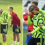 Emile Smith Rowe Had To Be Consoled By Oleksandr Zinchenko After Arsenal’s Win Over Bournemouth
