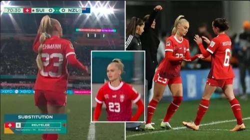 Alisha Lehmann Targeted By 'Creepy Sign' Shown On TV During Women's World Cup