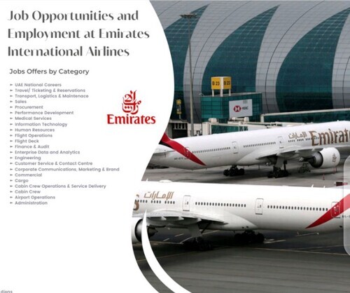 Job Opportunities and Employment at Emirates International Airlines 2023 | The Latest Jobs Vacancies