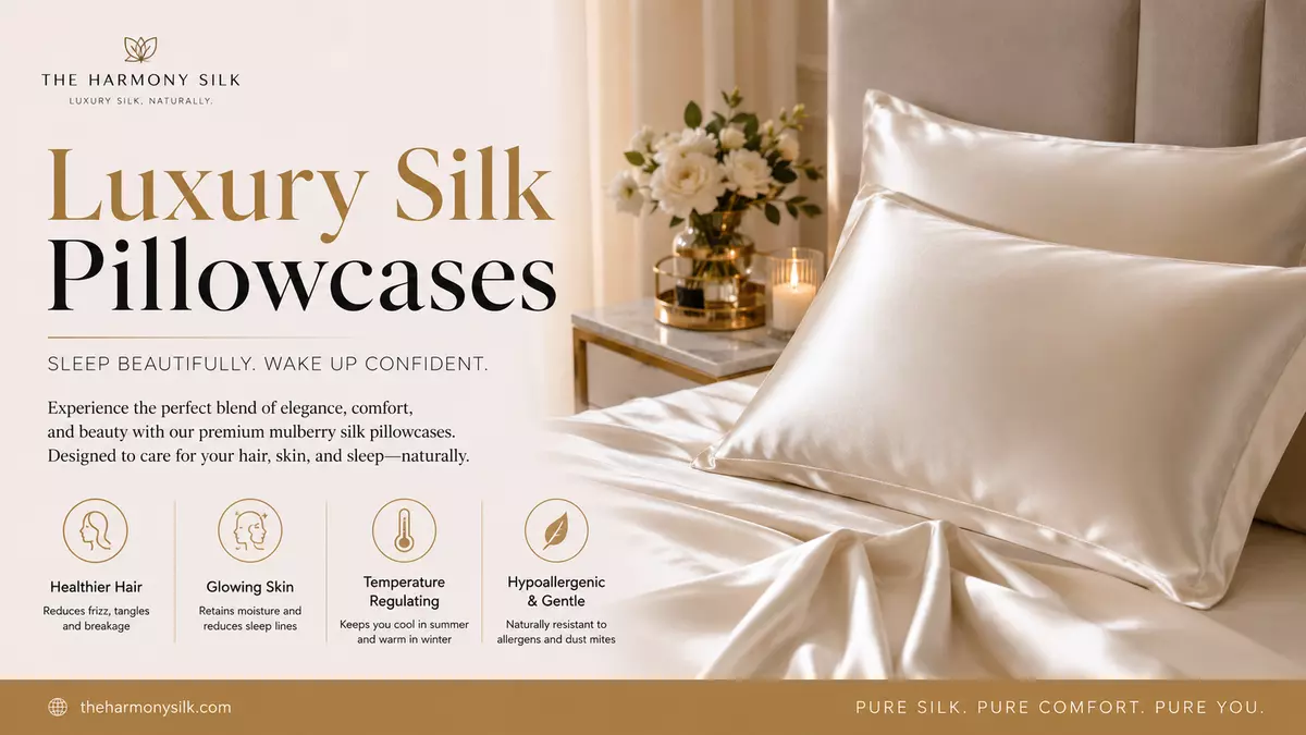 Luxury Silk Pillowcases: The Ultimate Upgrade for Beauty Sleep
