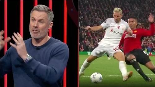 Jamie Carragher Proved Right As Man United Star Casemiro Sent Off Against Galatasaray