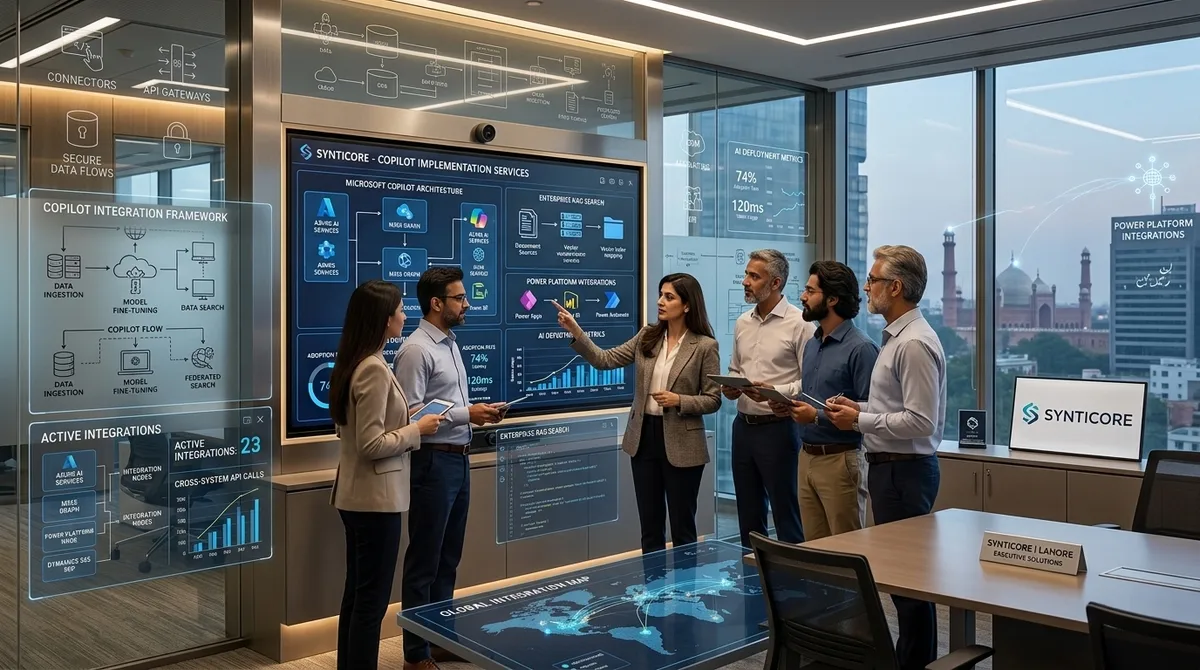 copilot integration services, Microsoft Copilot integration, Copilot integration, Microsoft 365 Copilot, Copilot consulting services, Copilot implementation services, AI integration services, Microsoft Copilot solutions, business automation, Copilot devel