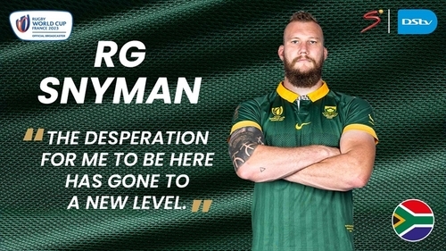 Insider: RG Snyman's Trip To Hell And Back, All For The Bok Cause
