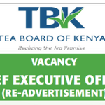The Tea Board of Kenya Hiring CEO