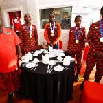 Pomp And Colour As World Cross Team Return Home