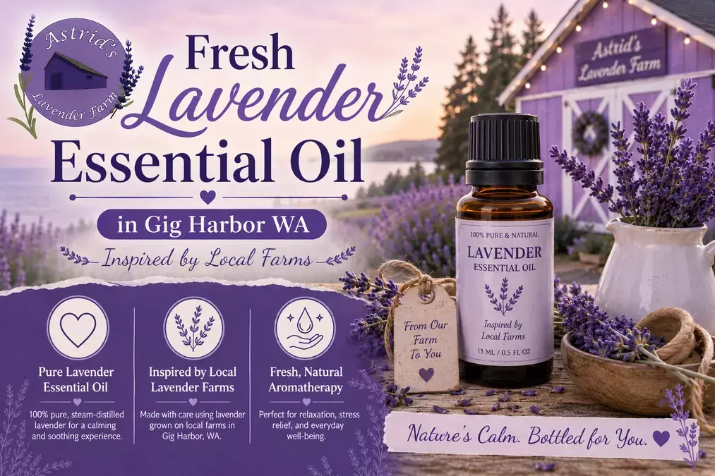 Lavender Essential Oil in Gig Harbor WA | Fresh Aroma