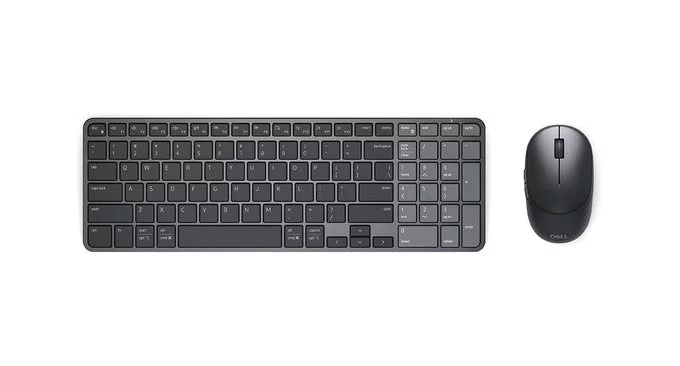Dell Supercapacitor Keyboard and Mouse Combo: 5-sec Charge