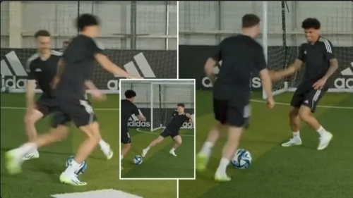 Diogo Jota Absolutely Destroyed Luis Diaz During Shooting Drill In Training
