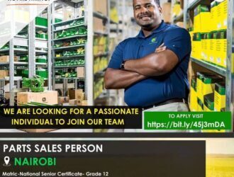 Mascor Ltd Hiring Parts Sales Person.