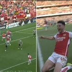 Declan Rice Scores Dramatic Late Goal For Arsenal Against Man Utd