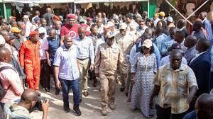 Raila Shows Up In Kawangware Ahead Of Planned Mass Action