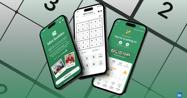 Mini Sudoku on LinkedIn: Quick Fun for Puzzle Lovers