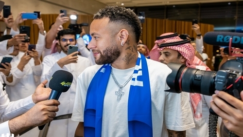 Neymar Lands In Saudi Ahead Of Unveiling Ceremony
